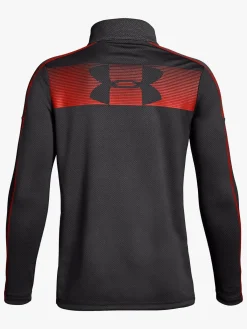 Sportstøj|UnderArmour Under Armour Tech 1/2 Zip Træningstrøje, Charcoal Medium Heat