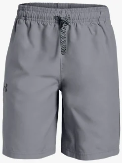 Sportstøj|UnderArmour Under Armour UA Woven Graphic Shorts, Steel Grå