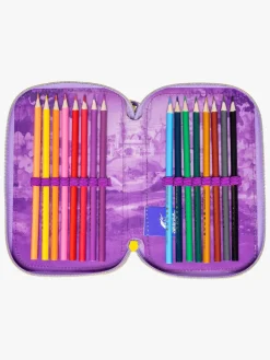 Kreativt Legetøj|UnicornAcademy Unicorn Academy Dobbelt Penalhus, Lilla