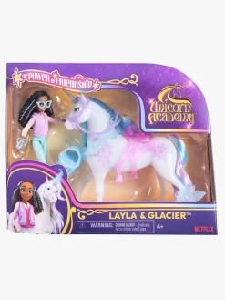 Legetøjsfigurer|UnicornAcademy Unicorn Academy Dukke & Enhjørning V2 Layla & Glacier