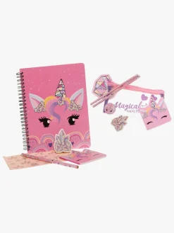 UnicornGems Kreativt Legetøj-Unicorn Gems Skrivesæt med Klistermærker