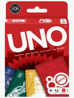 Spil & Puslespil|UNO Mattel 80th Ruby Red Kortspil