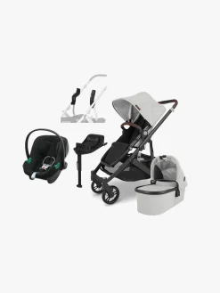UPPAbaby Vognpakker-CRUZ V2 Duovogn inkl. Cybex Aton B2 i-Size Autostol Baby & Base, Anthony Grey