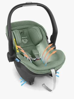 Autostole 0-13 Kg|UPPAbaby MESA i-Size Autostol Baby, Emmett Green Grøn