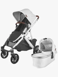 Duo- & Kombivogne|UPPAbaby VISTA V2 Duovogn, Bryce White Hvid