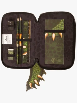 Kreativt Legetøj|ValiantDino Valiant Dino Dobbelt Penalhus, Grøn