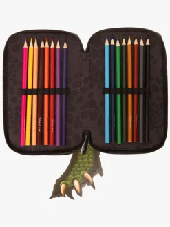 Kreativt Legetøj|ValiantDino Valiant Dino Dobbelt Penalhus, Grøn