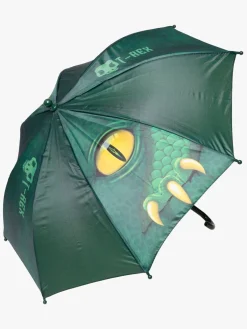 Børn ValiantDino Tilbehør-Valiant Dino Paraply, Blå/Grøn