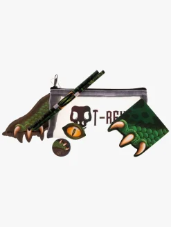 ValiantDino Kreativt Legetøj-Valiant Dino Penalhus med Skrivesæt, Grøn