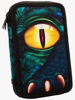 Kreativt Legetøj|ValiantDino Valiant Dino T-REX Adventure  Fyldt Dobbelt Penalhus, Grøn