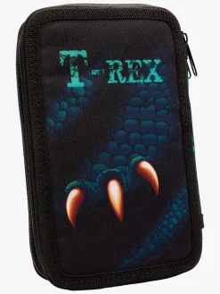 Kreativt Legetøj|ValiantDino Valiant Dino T-REX Adventure  Fyldt Dobbelt Penalhus, Grøn