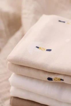 Stofbleer, Nusseklude & Babytæpper|VanillaCopenhagen Vanilla Copenhagen Tæppe/ Stofble i Musselin 6-pak, Tin Stickman