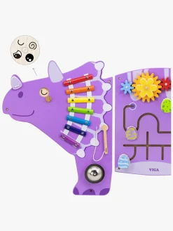 VIGA Babylegetøj-Aktivitetspanel Triceratops