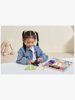 VIGA Babylegetøj-Aktivitetstavle Klæd Din Tryllekunstner På