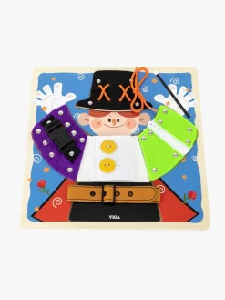 VIGA Babylegetøj-Aktivitetstavle Klæd Din Tryllekunstner På