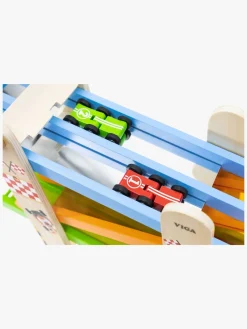 VIGA Legetøjsbiler & -Fartøjer-Dobbelt Rampe Racerbane med Biler