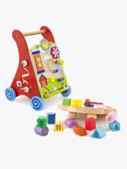 VIGA Babylegetøj-Gåvogn og Ur