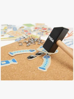 Kreativt Legetøj|VIGA Kreasæt Byg Din Robot Blå/Orange