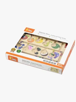 VIGA Babylegetøj|Lærerig Leg-Magnet-labyrint & Tælle- og Farvesorteringstavle