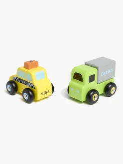 Legetøjsbiler & -Fartøjer|VIGA Mini Køretøjssæt 6 Stk.