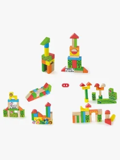 VIGA Babylegetøj-Træklodser Zoo