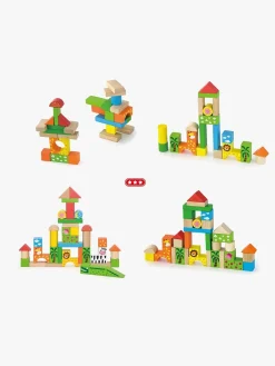 VIGA Babylegetøj-Træklodser Zoo