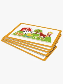 Spil & Puslespil|VIGA Trælegetøj Pirat Og Bondegård 2-i-1