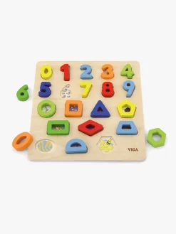 Lærerig Leg|VIGA Trælegetøj Tal og Figurer