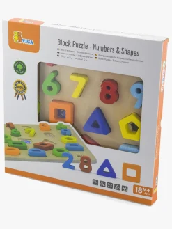 Lærerig Leg|VIGA Trælegetøj Tal og Figurer
