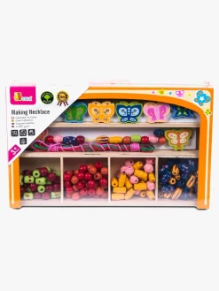 VIGA Kreativt Legetøj-Træperler Butterfly