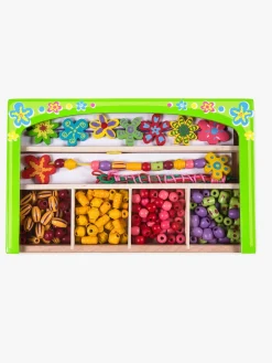 Kreativt Legetøj|VIGA Træperler Flower Flerfarvet