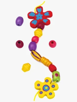 Kreativt Legetøj|VIGA Træperler Flower Flerfarvet