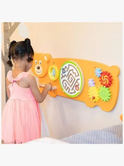 Babylegetøj|VIGA Væglegetøj Bjørn Flerfarvet/Orange