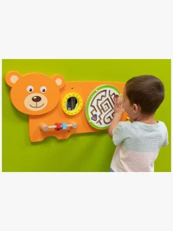 Babylegetøj|VIGA Væglegetøj Bjørn Flerfarvet/Orange