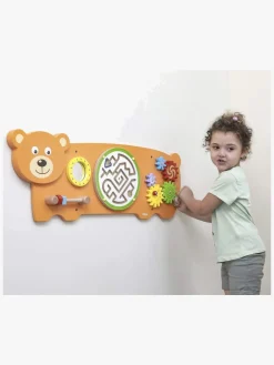 Babylegetøj|VIGA Væglegetøj Bjørn Flerfarvet/Orange