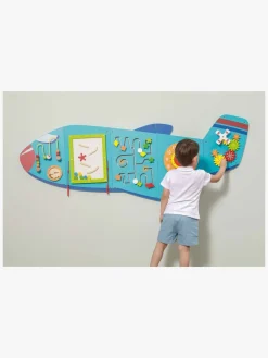 Babylegetøj|VIGA Væglegetøj Fly Blå