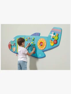 Babylegetøj|VIGA Væglegetøj Fly Blå