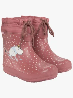 Børn VikingFootwear Gummistøvler-Viking Alv Indie Moomin Forede Gummistøvler, Peach