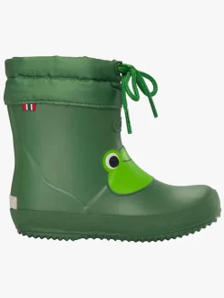 Børn VikingFootwear Gummistøvler-Viking Alv Indie Print Gummistøvler, Green