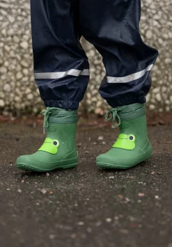 Børn VikingFootwear Gummistøvler-Viking Alv Indie Print Gummistøvler, Green