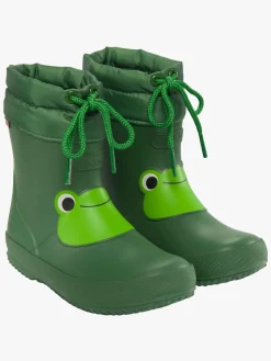Børn VikingFootwear Gummistøvler-Viking Alv Indie Print Gummistøvler, Green