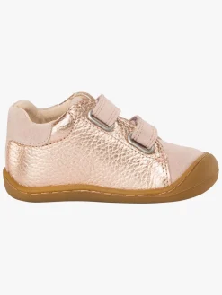 Børn VikingFootwear Begyndersko-Viking Alv Rena Barefoot 2V Begyndersko, Light Pink/Gold