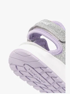 Sandaler & Klipklapper|VikingFootwear Viking Anchor Glitter 3V Sandaler, Lilac Lilla