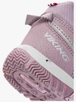 Sneakers|VikingFootwear Viking Cascade 2V Mid GTX Sneakers, Dusty Pink Lyserød