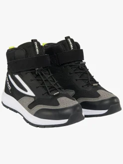 Sneakers|VikingFootwear Viking Century Mid 1V SL WP Sneakers, Black/Lime