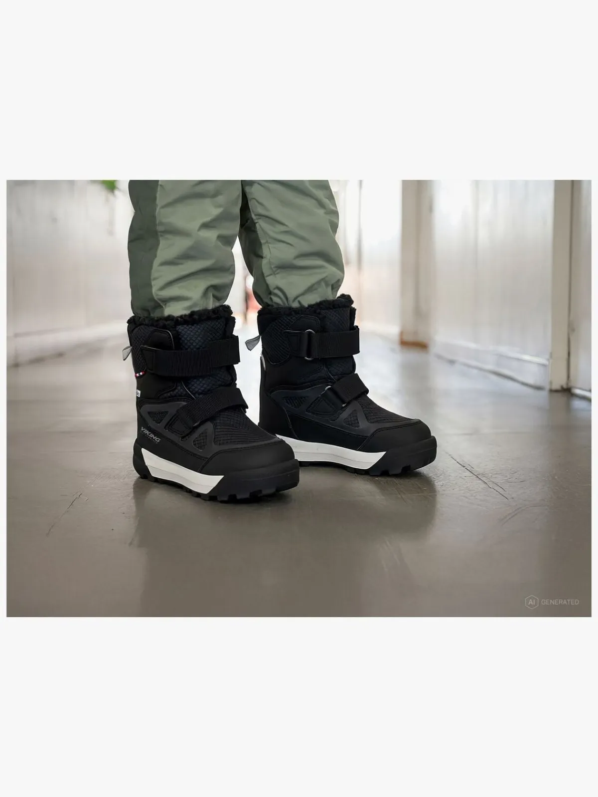 Støvler & Vinterstøvler|VikingFootwear Viking Constrictor 2V SC WP Vinterstøvler, Sort Hvid/Sort