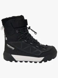 Børn VikingFootwear Støvler & Vinterstøvler-Viking Constrictor Warm SC WP SL Vinterstøvler, Black
