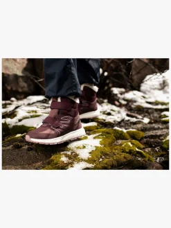 Børn VikingFootwear Støvler & Vinterstøvler-Viking Equip Defence WP 2V Vinterstøvler, Grape/Antique Rose