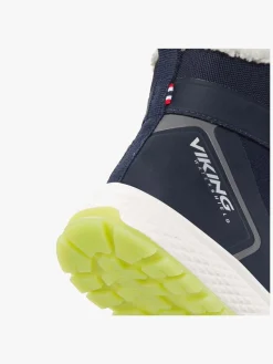 Børn VikingFootwear Sneakers-Viking Equip Glow Warm WP 2V Vinterstøvler, Navyblå