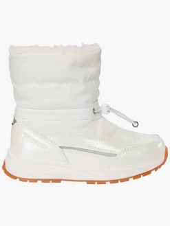 Børn VikingFootwear Støvler & Vinterstøvler-Viking Equip Shine Pull-On WP Vinterstøvler, Eggshell